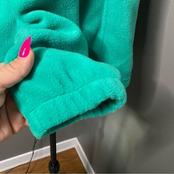 Columbia Women’s Jade Green Full Zip Fleece Jacket HTF color - Picture 5 of 11